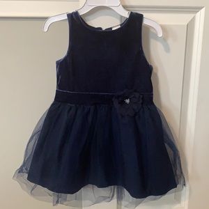 Carter’s 2T Navy Blue Holiday Christmas Dress